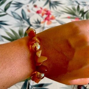 Orange Ghana made speciality bracelet.